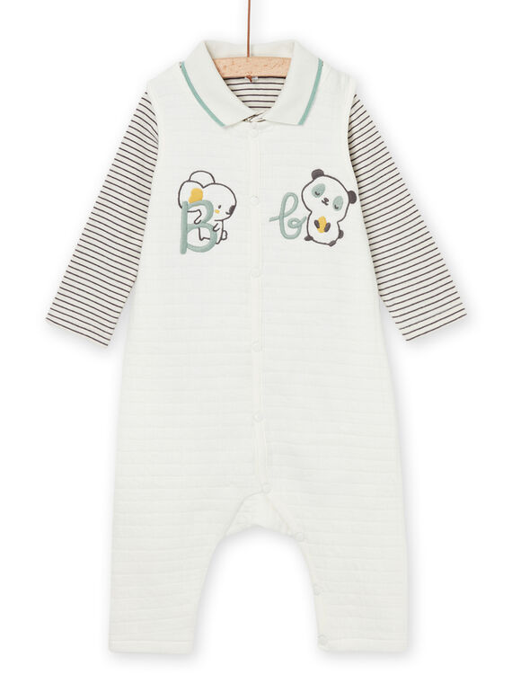 Conjunto de body y mono con estampado de ratón y panda POU1ENS5 / 22WF0481ENS001