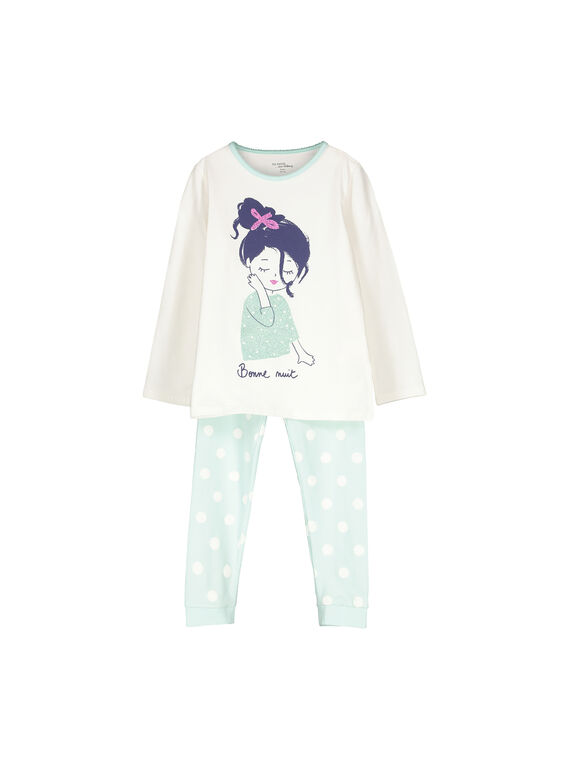 Pijama de algodón para niña FEFAPYJFI / 19SH1146PYJ001