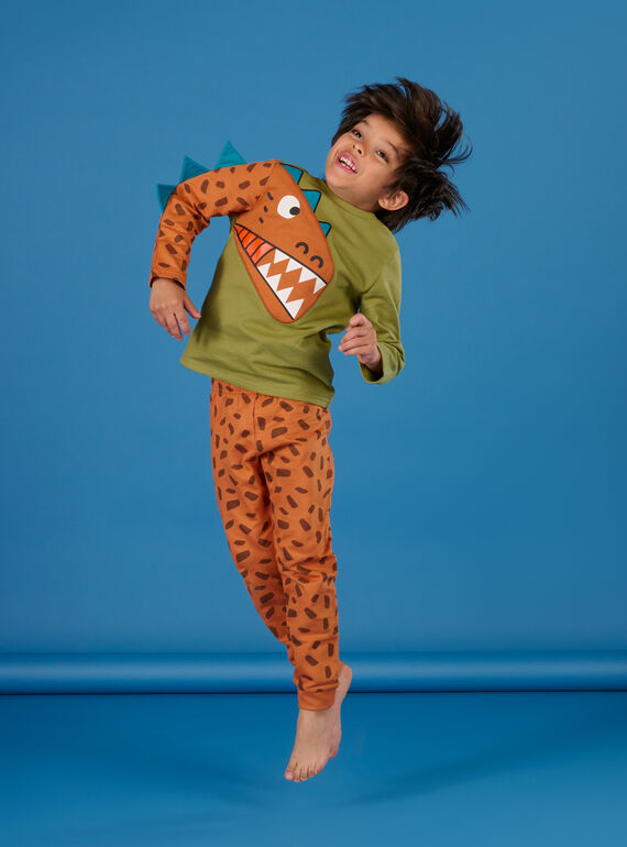 Pijama con dibujo de dinosaurio REGOPYJDINO / 23SH1251PYJ626