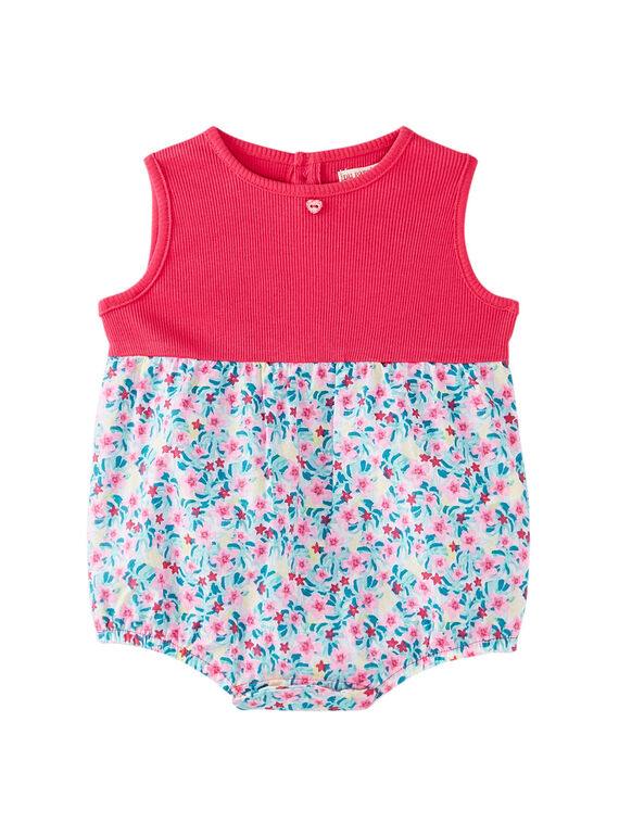 Pelele bimateria para niña recién nacida JIQUABAR / 20SG09R1BAR000