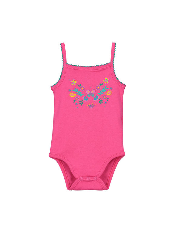 Body de tirantes para bebé niña FEFIBODECO / 19SH13I2BDL330