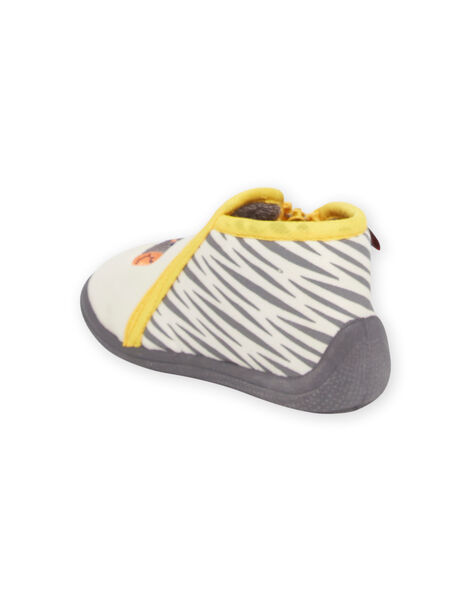 Botas gris jaspeado, gris y amarillo de rayas para bebé niño NUPANTZEBR / 22KK3822D0A943