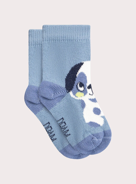 Calcetines con motivo de perro para bebé niño VYUGACHO / 24WI10G3SOQC237