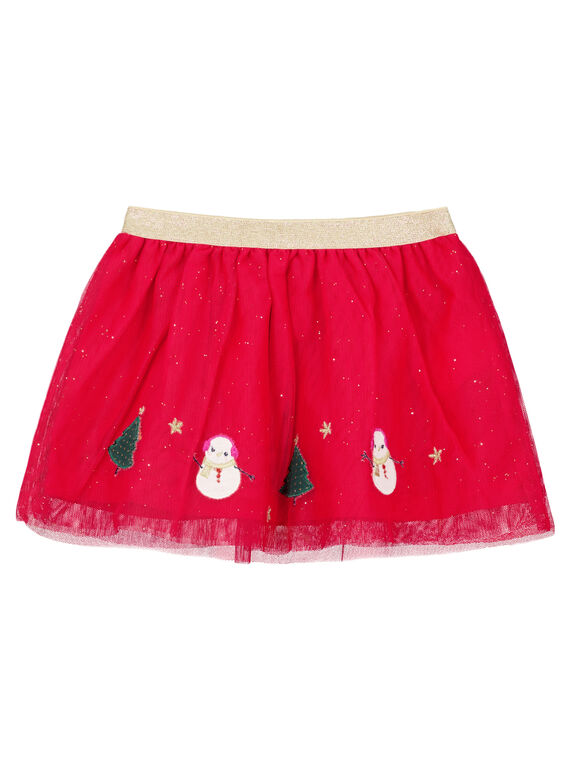 Falda de tul con brillo para bebé niña GINOJU / 19WG09V1JUPF521