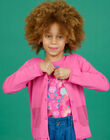 Jersey de color rosa con estampado de jirafa para niña NAGAPULL / 22S901O1PUL313