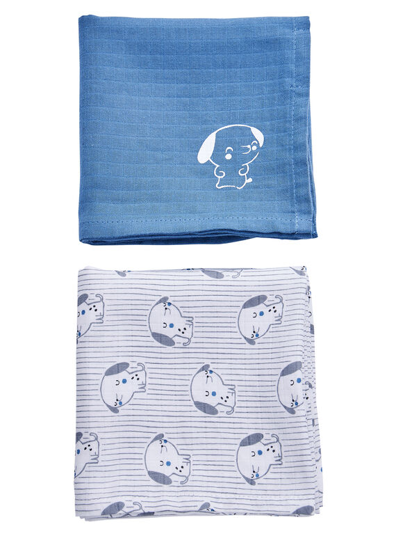Pack de 2 muselinas para niño recién nacido JOU1LAN2 / 20SF41J1LANC214