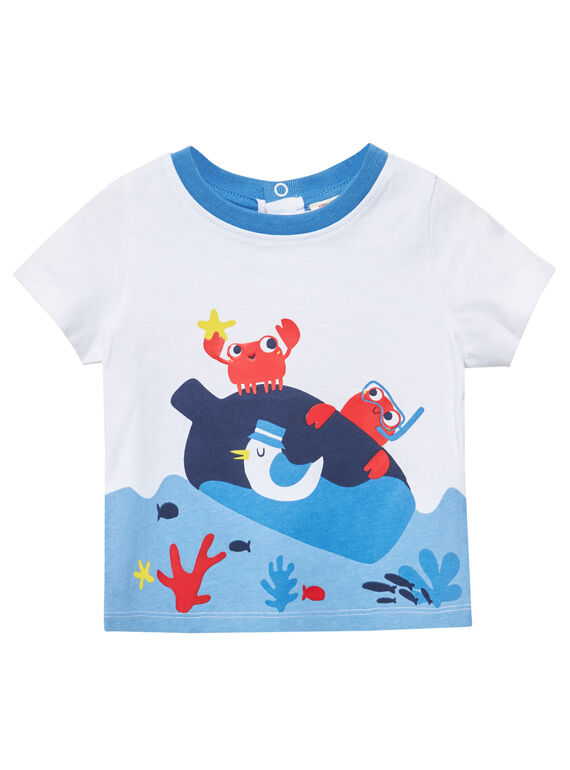 Camiseta de manga corta de color crudo JUCEATI1 / 20SG10N3TMC001