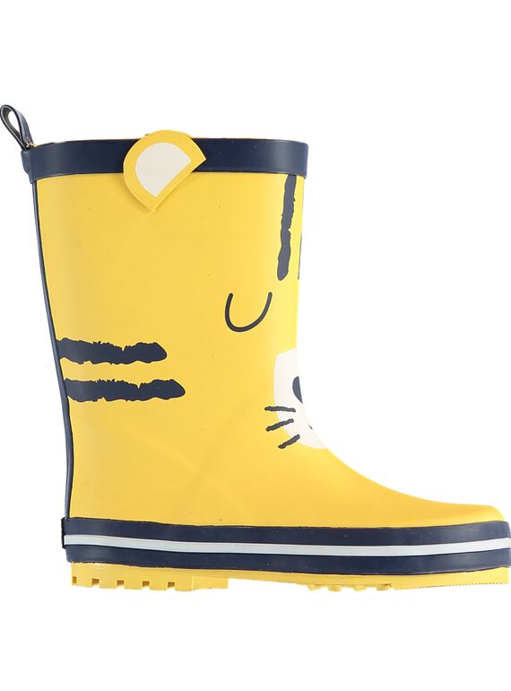 Botas de agua de color amarillo JGBPTIGRE / 20SK36Y1D0C010