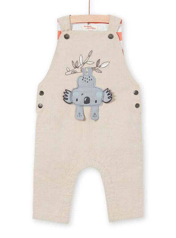 Peto de color beige para bebé niño LUPOESAL / 21SG10Y1SAL811