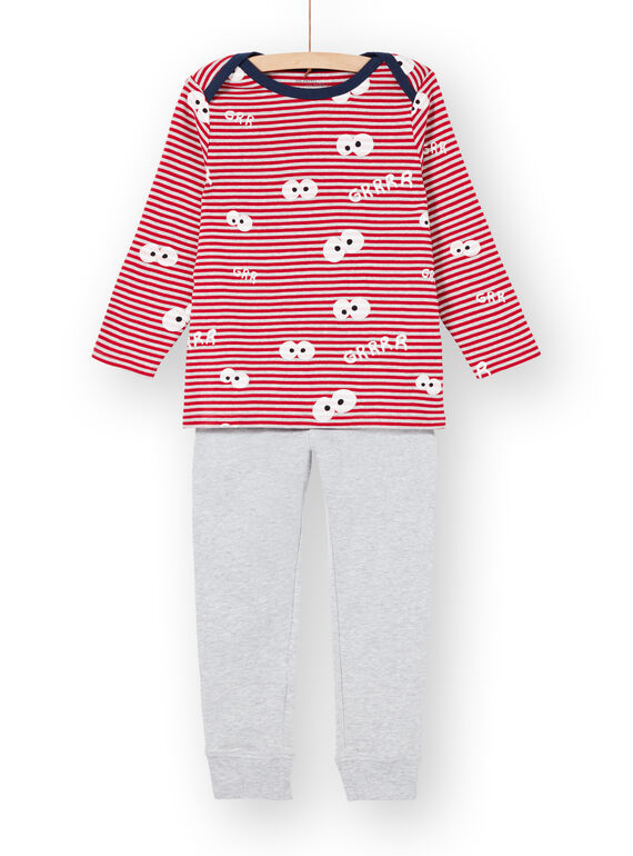 Pijama fluorescente para niño con lateral de rayas LEGOPYJEYE / 21SH1259PYJ050