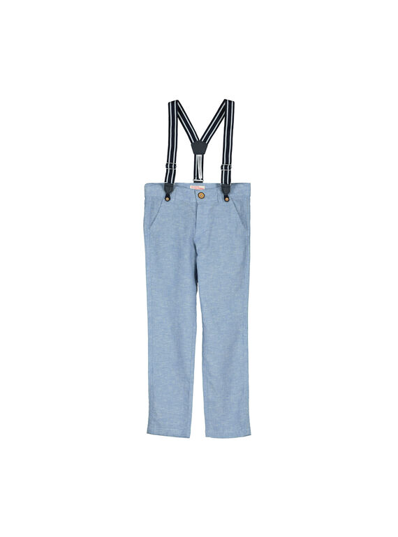 Pantalón de traje con tirantes para niño FOROPAN / 19S902S1PANC201