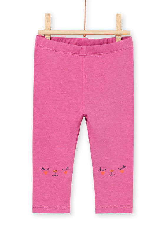Leggings rosas para bebé niña MYIPALEG2 / 21WI09H1CALH705