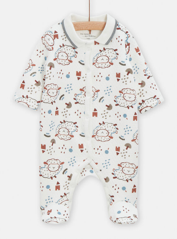 Pelele estampado para niño recién nacido VOU1GRE2 / 24WF04C1GRE001