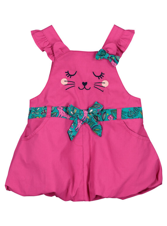 Vestido de popelina para bebé niña FITUROB2 / 19SG09F2ROB712