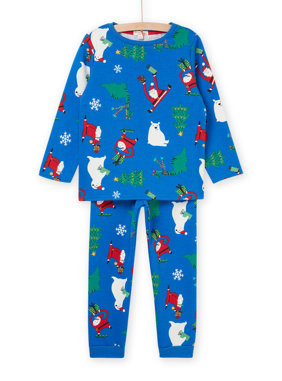 Pijama de Navidad azul PEGOPYJNO2 / 22WH1271PYJC209