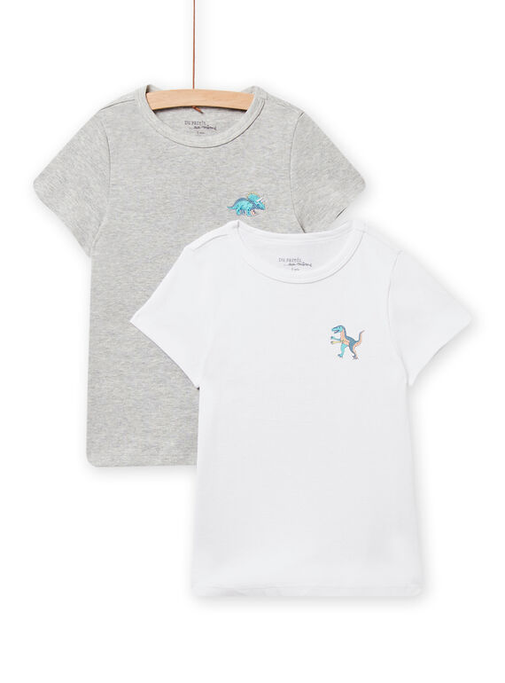 Pack de 2 camisetas de tirantes con estampado de tractor para niño NEGOTELDIN / 22SH12I1HLIJ922