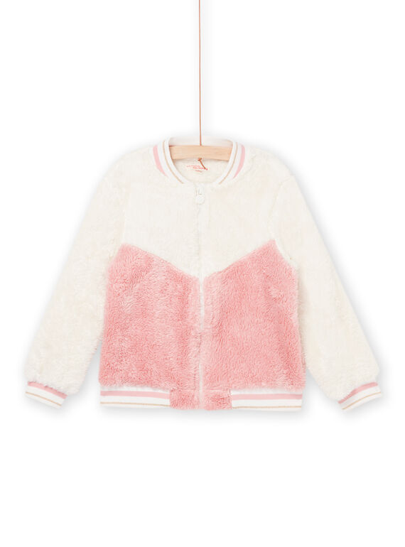 Teddy de sherpa blanco y rosa PAJOCARF1 / 22W901D6CAR003