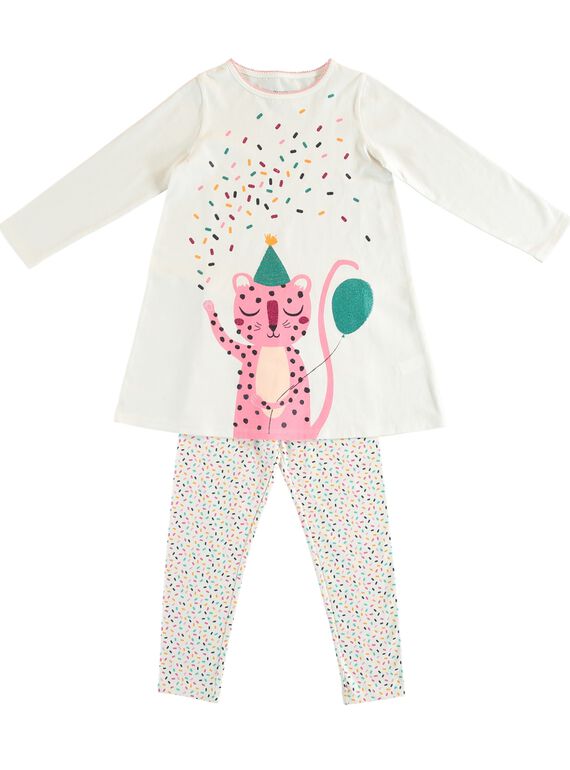 Camisón con leggings para niña JEFACHUPAN / 20SH11C1CHN001