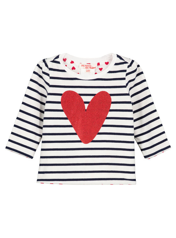 Camiseta reversible para niña recién nacida GITRITEE / 19WG09J1TML001
