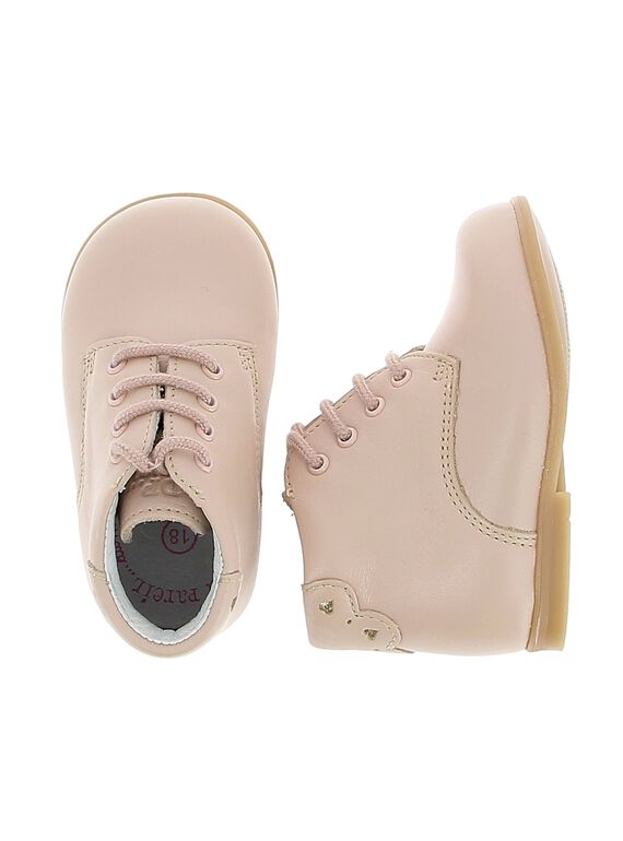 Girls' first step leather boots CBFBOTSOL1 / 18SK37W1D0F301
