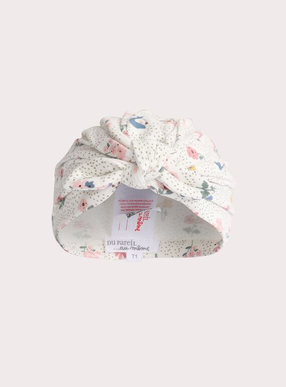 Turbante estampado para bebé niña  VOU1BAN / 24WF40C1CHA001