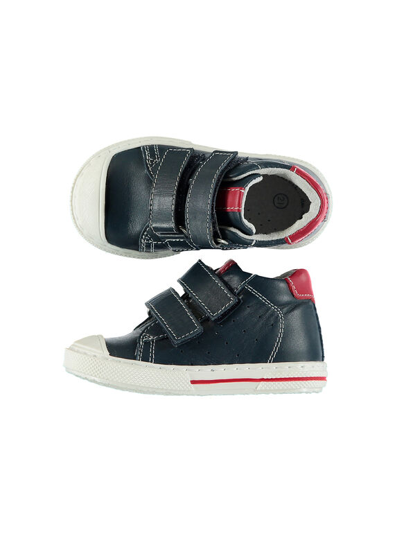 Zapatillas de piel para bebé niño FBGBASON / 19SK3831D3F070