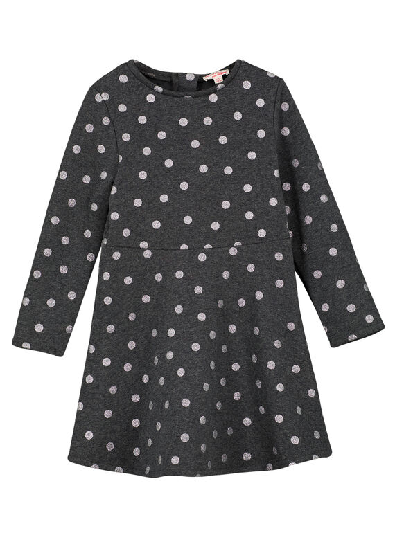 Vestido de punto forrado de pelo artificial GAJOLROB2 / 19W901L4D2F944