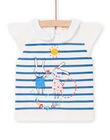 Camiseta marinera con estampado de conejos para bebé niña NILUBRA / 22SG09P1BRA001