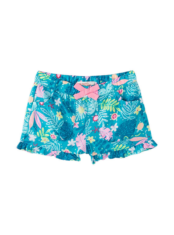 Short con estampado para niña recién nacida JIQUASHO1 / 20SG09R1SHO621