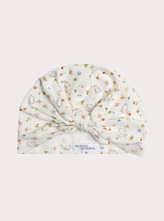 Turbante de bebé con estampado de fantasía XOU1BAN / 25WF4051CHA000
