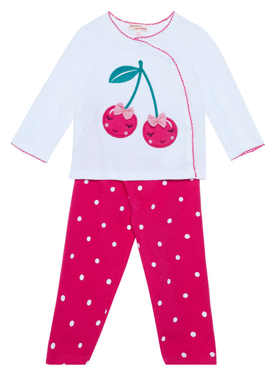 Pijama de color blanco JEFIPYJCER / 20SH1321PYJ000
