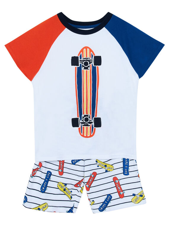Pijama de color blanco JEGOPYJSKAEX / 20SH122APYJ000