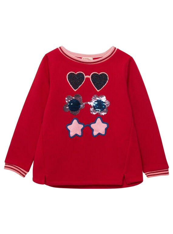 Sudadera de color rojo JAGRASWEA / 20S901E1SWE050