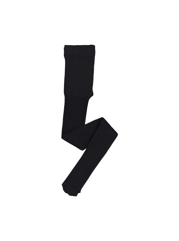 Leotardos con estampado de fantasía de color negro para niña FYAJOYCOL1 / 19SI01Y1COL090