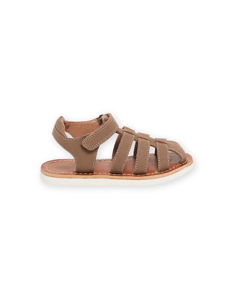 Sandalias de piel de color marrón ROSANDWHITE / 23KK3663D0E802