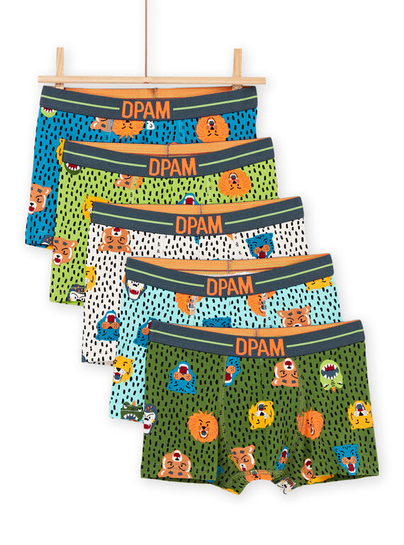 Pack de 5 bóxers con estampado de fantasía SEGOBOXSEM2 / 23SH1211BOXA016