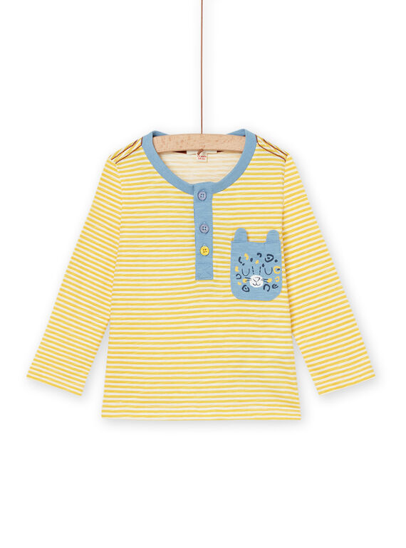 Camiseta de manga larga con estampado de rayas PUJOTUN1 / 22WG10D3TMLB105