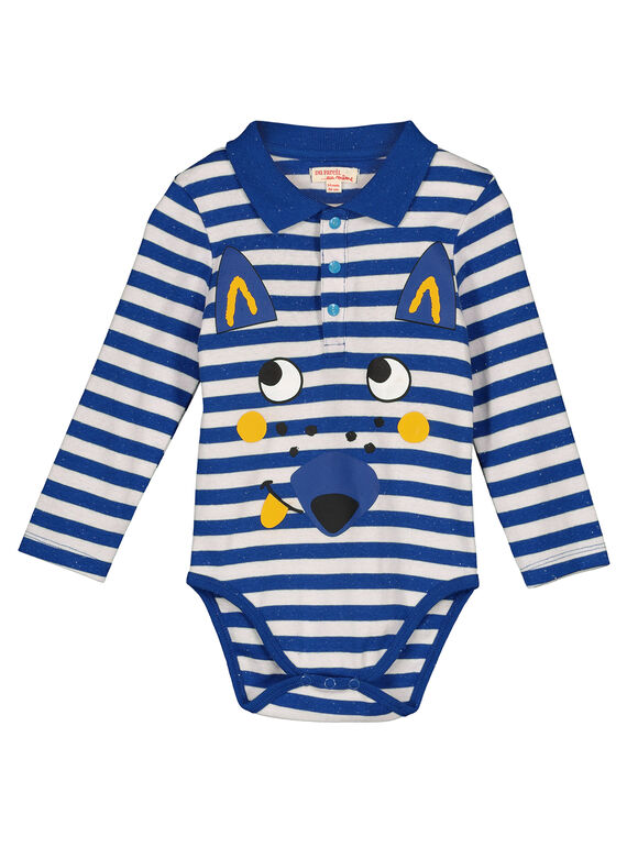 Bodi con cuello de rayas GUBLEBOD / 19WG1091BOD000