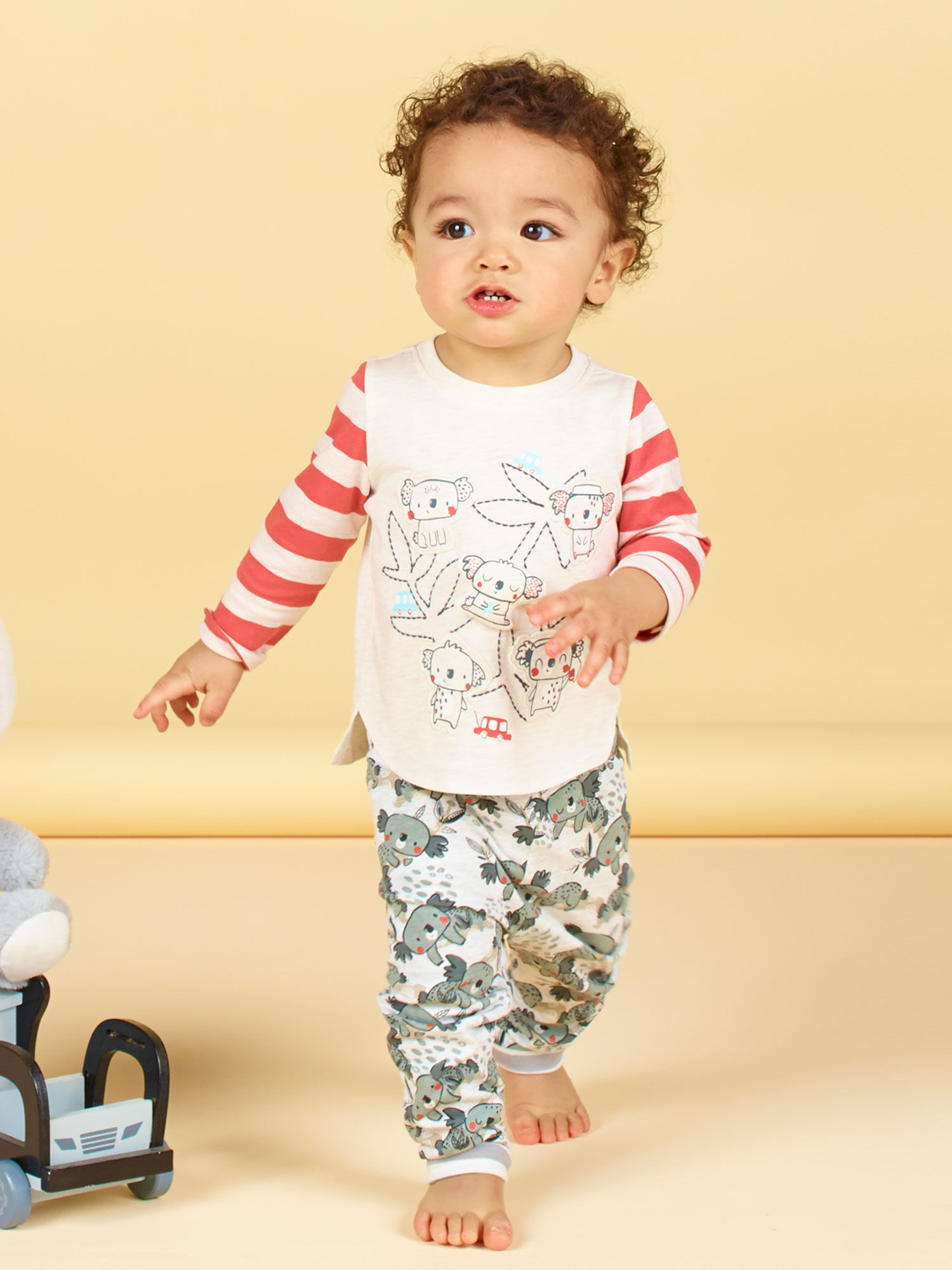Camiseta de manga larga de rayas para bebe nino comprar online Camisetas DPAM