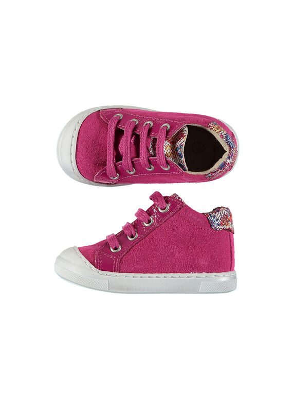 Zapatillas de piel para bebé niña FBFBASKET / 19SK3731D3F304