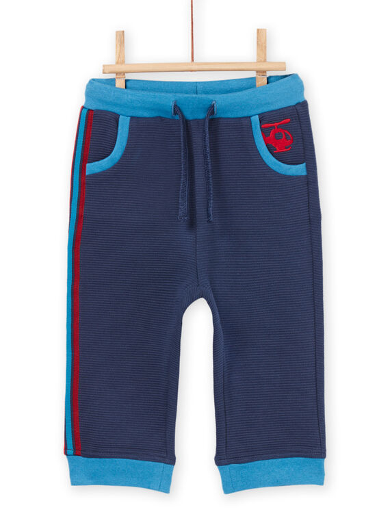 Pantalón liso con cinturón y bajo de la pernera en contraste PUGOBAJOG / 22WG10O3PAN715
