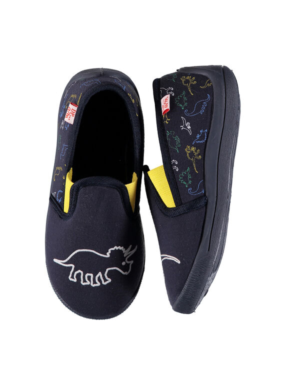 Zapatillas de casa confort de color fosforescentes para niño FGSGDINO / 19SK3631D0B070
