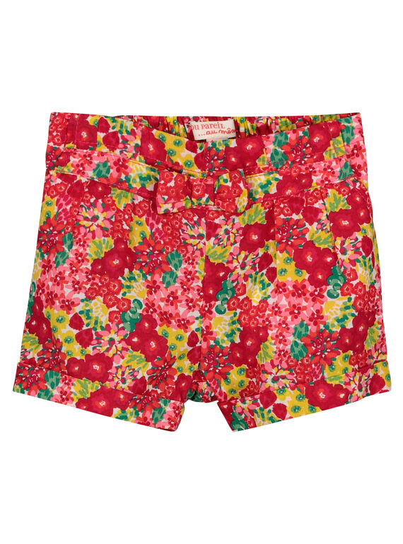 Short floral para bebé niña FIYESHO1 / 19SG09M1SHO000