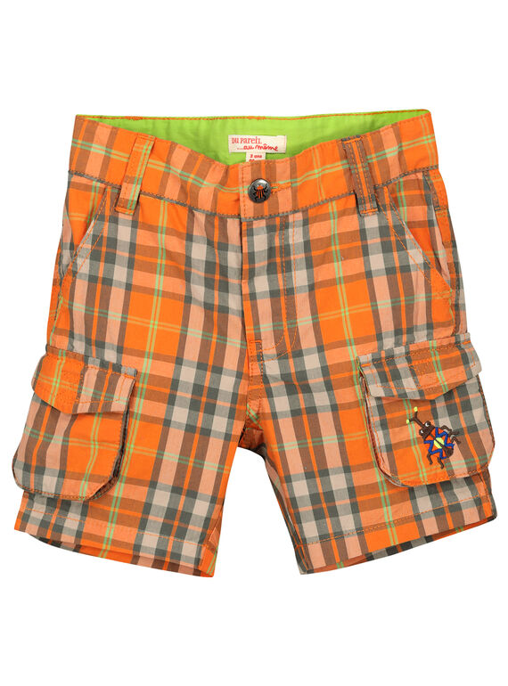 Bermudas de cuadros para niño FOYEBER4 / 19S902M1BERF519