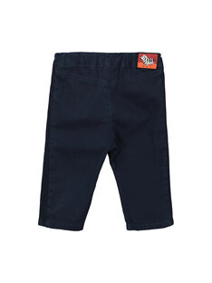 Pantalón de color azul marino para bebé niño FUBAPAN3 / 19SG1063PAN717