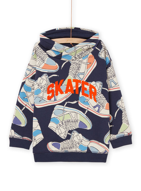 Sudadera con capucha y estampado de zapatillas ROPURSWE1 / 23S902L2SWE705