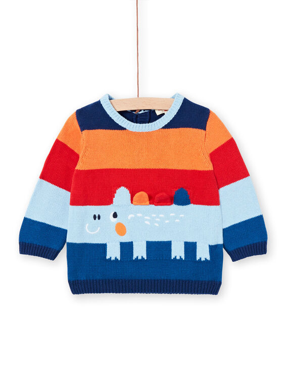 Jersey de color celeste para bebé niño LUCANPUL / 21SG10M1PUL020