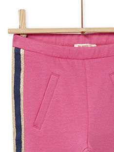 Pantalón de felpa rosa para niña NAJOMOL2 / 22S90172PAN313