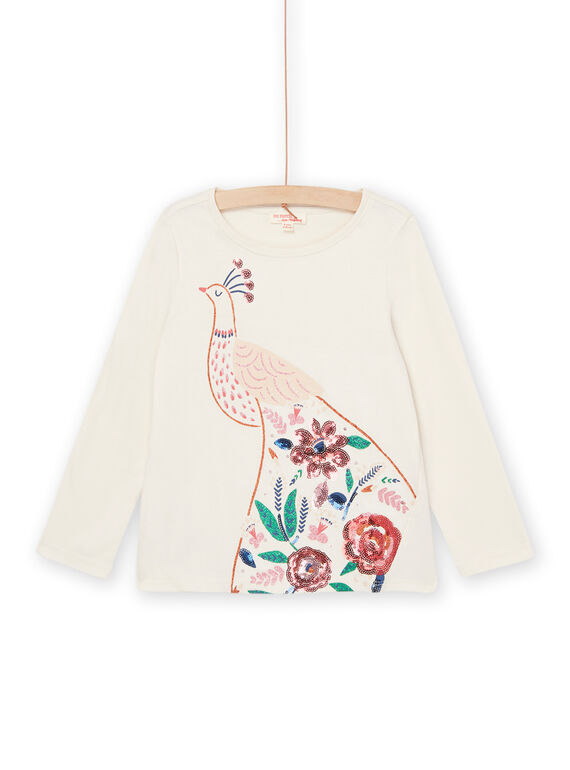 Camiseta de manga larga con estampado de pavo real PAPRATEE2 / 22W901S4TML003