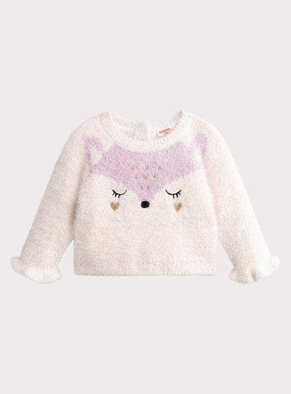 Jersey con animación de zorro para bebé niña VIPERPULL / 24WG09R1PUL001